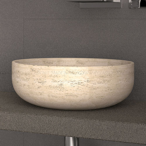 台上盆 - Rapolano 35/45 - GLASS DESIGN Srl - VetroFreddo® 材质 / 圆形 / 无孔