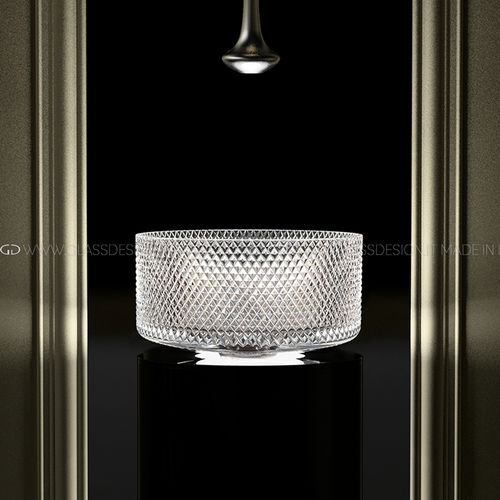 台上盆 - Villa / Villa Lux - GLASS DESIGN Srl - 水晶 / 圆形 / 无孔