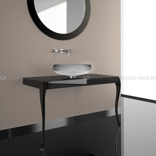 漆木洗手盆台面 - MUSA - GLASS DESIGN Srl - 金箔木板 / MDF / 专业