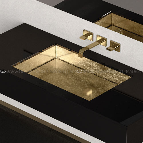 台下式台盆 - Blade Lux / Blade Lux Sotto - GLASS DESIGN Srl - Pert® 材质 / 长方形 / 无孔