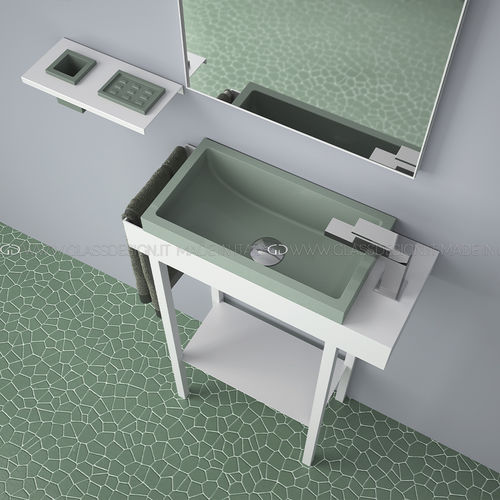独立式台盆柜 - KOSTA PLUS - GLASS DESIGN Srl - 不锈钢 / VetroFreddo® 材质 / 现代风格