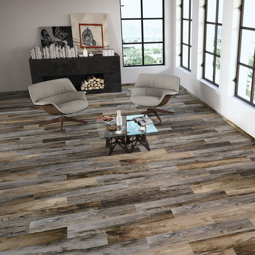 瓷质瓷砖 - BARNWOOD - AZULEJOS BENADRESA - 哑光 / 纹理 / 室内