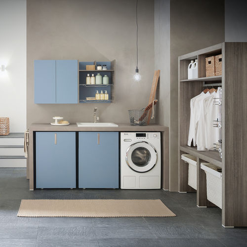 洗衣房收纳柜 - COMPOSIZIONE 1 - AZZURRA ARREDOBAGNO