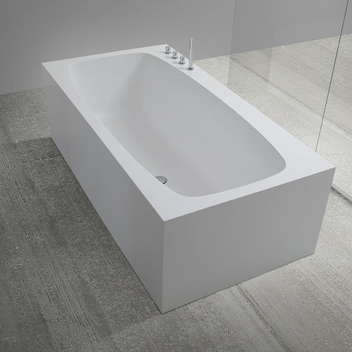 放置式浴缸 - VASCAONEPLUS 03 - CASA BATH - 复合材料 / 白色