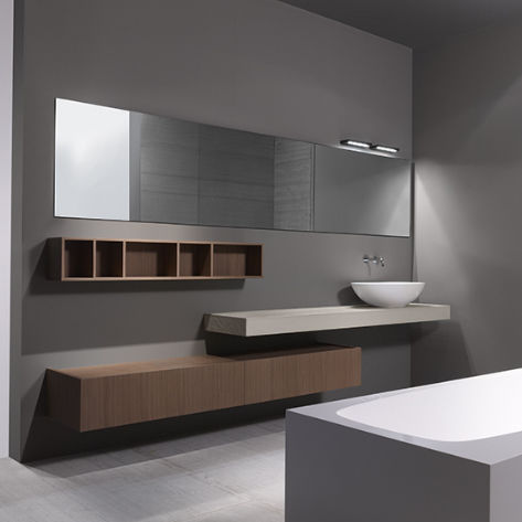 壁挂式台盆柜 - MODERN 007 - CASA BATH - 木质 / 现代风格 / 带抽屉
