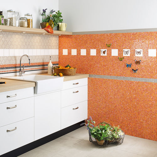 陶土马赛克 - ATELIER : CITRUS ORANGE MIX - JASBA MOSAIK - 高亮光 / 厨房 / 浴室