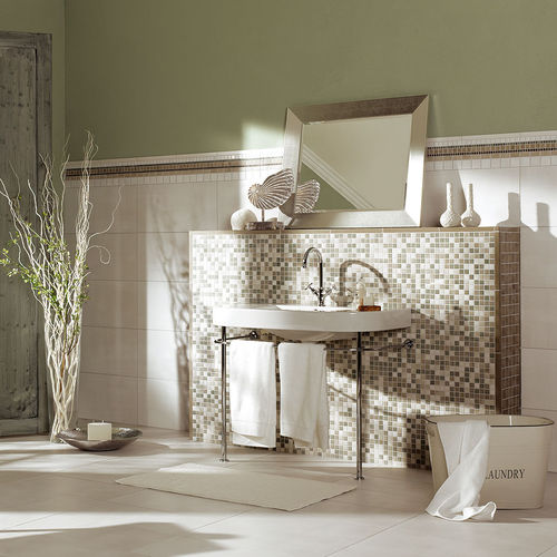 陶土马赛克 - HIGHLANDS : NATURAL-BEIGE MIX - JASBA MOSAIK - 抛光 / 厨房 / 浴室