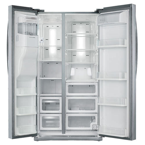 美式冰箱 - RS25H5111SR/AA - SAMSUNG Home Appliances - 家用 / 独立式 / 不锈钢