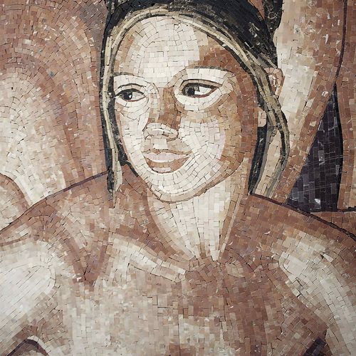 马赛克砖装饰面板 - ARTISTIC : THE BATH  - LITHOS MOSAICO ITALIA - 壁挂 / 大理石 / 布艺