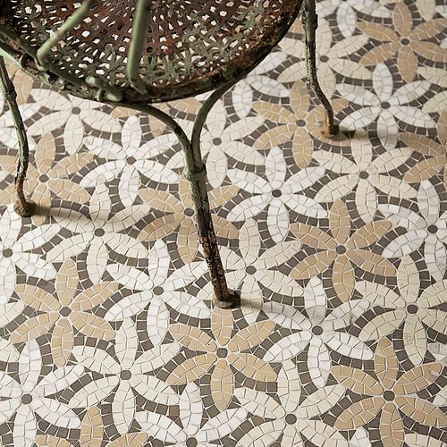 大理石马赛克 - ARTISTIC : PRÉ DE FLEURS - LITHOS MOSAICO ITALIA - 布艺 / 室内 / 地面