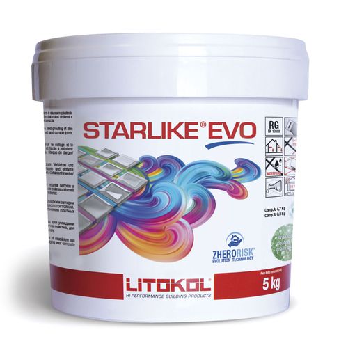 耐酸砂浆 - STARLIKE EVO - LITOKOL - 勾缝 / 灌浆 / 用于瓷砖