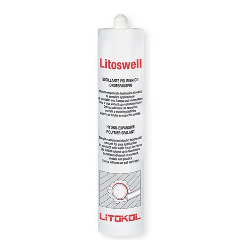 弹力胶合剂 - LITOSWELL - LITOKOL - 聚合物基底 / 密封 / 用于混凝土