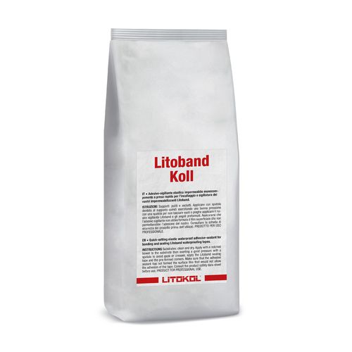 防水砂浆胶合剂 - LITOBAND KOLL  - LITOKOL - 用于混凝土 / 快粘式 / 胶