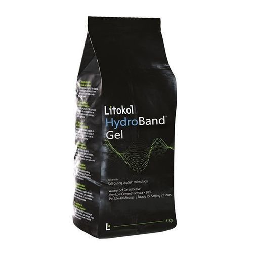 弹力胶合剂 - HYDROBAND GEL - LITOKOL - 聚合物基底 / 用于防水 / 粘贴式
