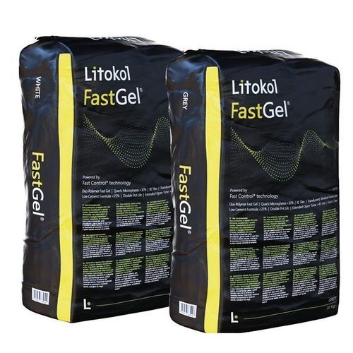 防水面层砂浆胶合剂 - FASTGEL&reg; - LITOKOL - 用于瓷砖 / 用于石材 / 用于大理石