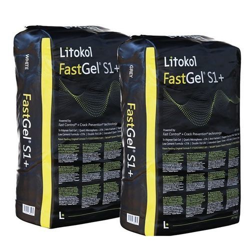 瓷砖砂浆胶合剂 - FASTGEL&reg; S1+ - LITOKOL - 用于石膏板 / 用于石材 / 用于大理石