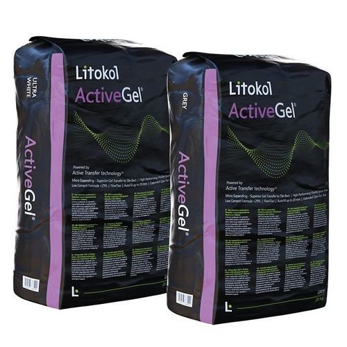 瓷砖砂浆胶合剂 - ACTIVEGEL&reg; - LITOKOL - 用于石材 / 用于大理石 / 聚合物