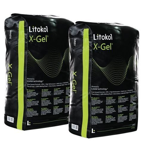 防水面层砂浆胶合剂 - X-GEL&reg; - LITOKOL - 用于瓷砖 / 墙面 / 聚合物