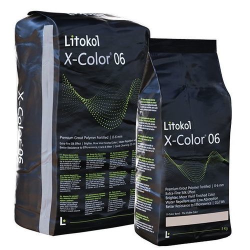勾缝砂浆 - X-COLOR® 06 - LITOKOL - 末道 / 用于瓷砖 / 用于石材