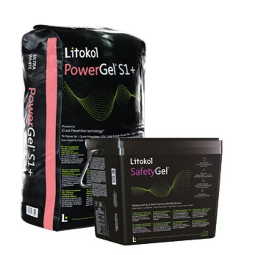 墙面防水系统 - TILESAFE&reg; SYSTEM - LITOKOL - 用于地面 / 用于防水面层 / 用于游泳池