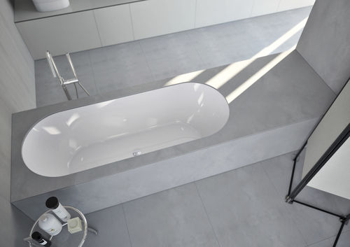 椭圆浴缸 - ECLETTICO - MAKRO - Corian®可丽耐 / 树脂 / 木质