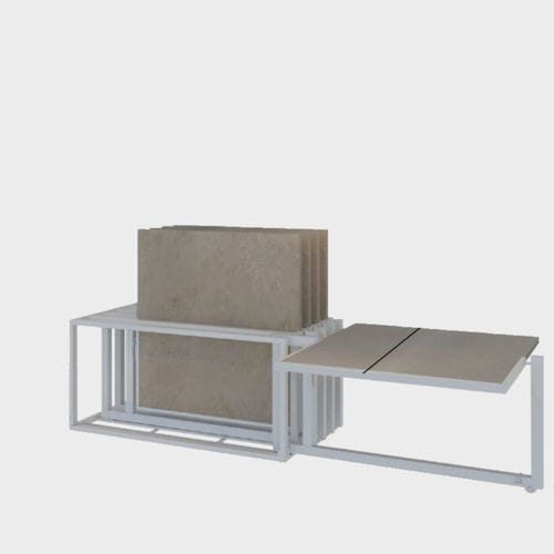 金属瓷砖展示架 - FLAT  - MAROCCHI - 双面 / 平板 / 商用