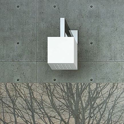 壁挂淋浴莲蓬头 - DOCCIACQUA BASIC - MOMA DESIGN - 正方形 / 雨水