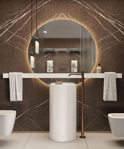 落地式台盆 - ROUND BASINS - MOMA DESIGN - Corian®可丽耐 / 定制 / 圆形