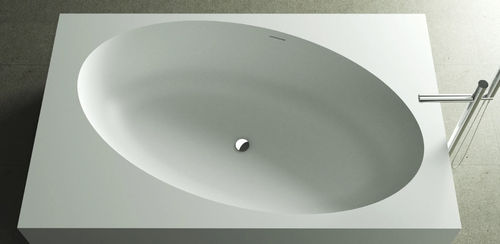 椭圆浴缸 - ELISLAND - MOMA DESIGN - 放置式 / 住宅用 / Corian®可丽耐