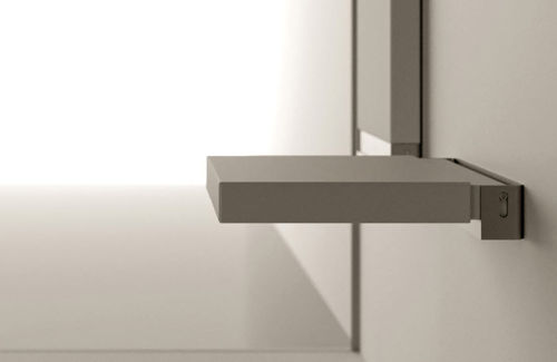 可折叠淋浴座椅 - SEDILE - MOMA DESIGN - 壁挂 / Corian®可丽耐 / 商用