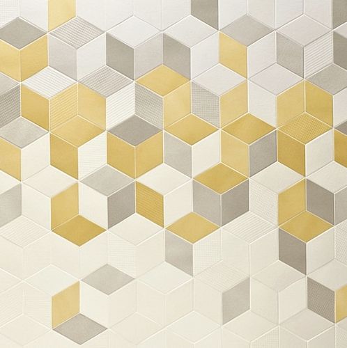 陶瓷砖 - TEX : WHITE-CREAM-YELLOW - MUTINA - 室内 / 墙面 / 仿马赛克
