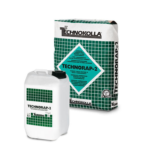 固结砂浆胶合剂 - TECHNORAP-2 - TECHNOKOLLA - 用于瓷砖 / 用于防水面层 / 粉末