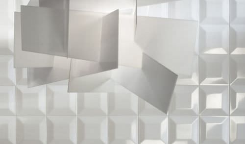 陶瓷砖 - LONDON: PICCADILLY WHITE 3 - TUBADZIN - 3D / 室内 / 地面用