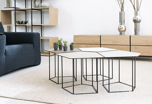 现代风格茶几 - PENTA - Odesi. Dutch Design Online - 瓷质 / 钢 / 组合式