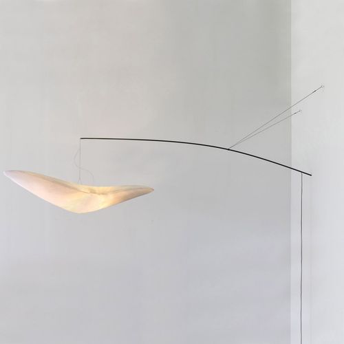 现代风格壁灯 - L'OISEAU PERCHÉ - CÉLINE WRIGHT  - 室内 / 钢 / 和纸