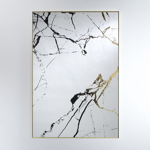 壁挂镜子 - MARBLE - DEKNUDT MIRRORS  - 商用 / 现代风格 / 长方形