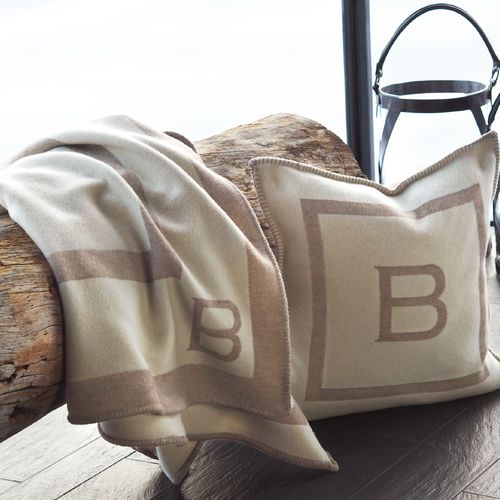 羊毛家居毯 - B-LOGO   - BALMUIR 