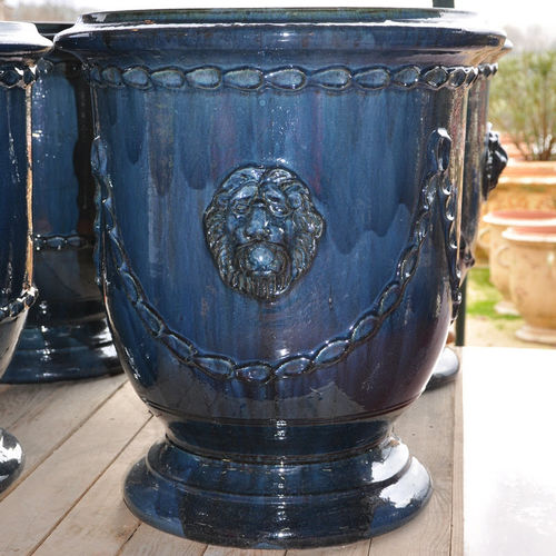 黏土园艺花盆 - LION - POTERIE LE CHÊNE VERT - 圆形
