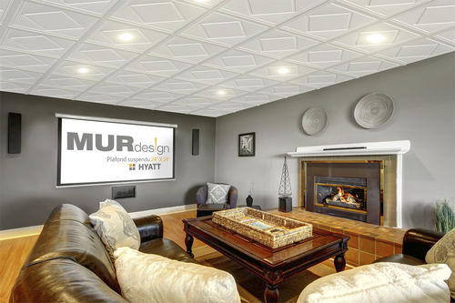 木质吊顶 - HYATT - MUR design - 方砖 / 装饰