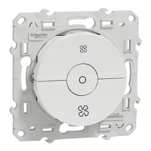 通风开关 - ODACE  - SCHNEIDER ELECTRIC - 按钮式开关 / 暗装 / 双