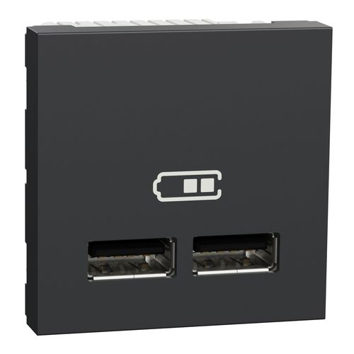 USB插座 - UNICA - SCHNEIDER ELECTRIC - 双 / 壁挂 / 嵌入式