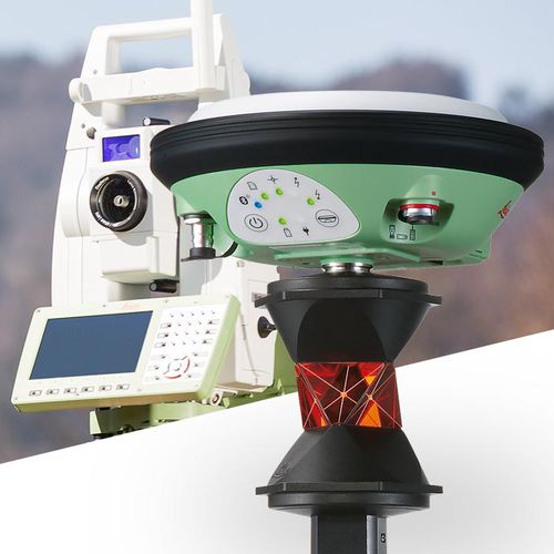 带棱镜全站仪 - VIVA SMARTPOLE - LEICA PRECISION TOOLS BY LEICA GEOSYSTEMS  - 无棱镜 / 自动 / 蓝牙