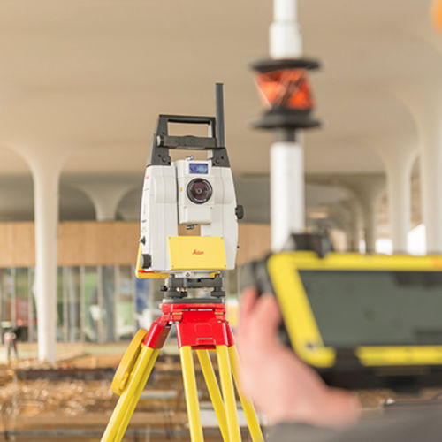 带棱镜全站仪 - ICON ICR80 - LEICA PRECISION TOOLS BY LEICA GEOSYSTEMS  - 机器人 / 蓝牙 / 高性能
