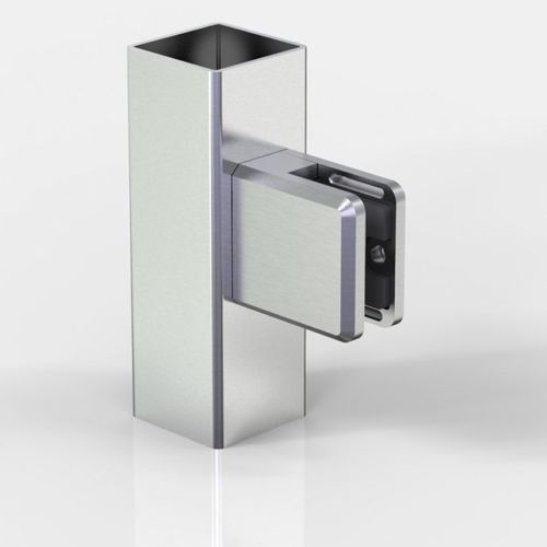 锌制玻璃夹 - 4845VA2-A2-V - PAULI FRANCE  - 用于护栏 / 用于室内 / 用于玻璃