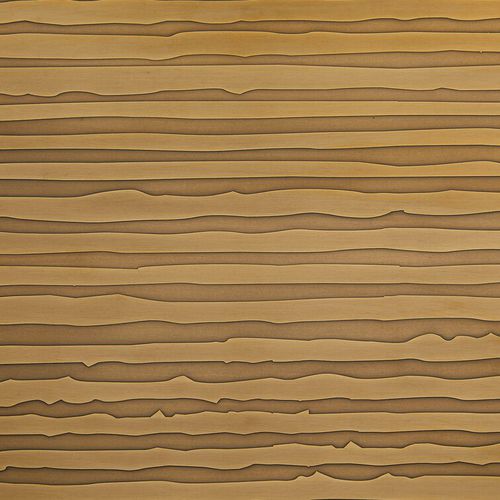 黄铜砌面板 - BRONZE ETCHED STRIPES  - POHL Metal Systems GmbH - 用于外墙 / 现代风格 / 布艺