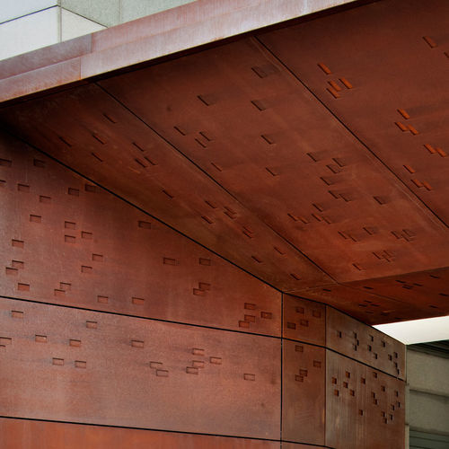 耐恶劣天气砌面板 - PHOENIX - POHL Metal Systems GmbH - 钢 / 户外 / 现代风格