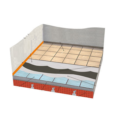 楼板隔音膜 - Damptile - PROJECT FOR BUILDING SPA