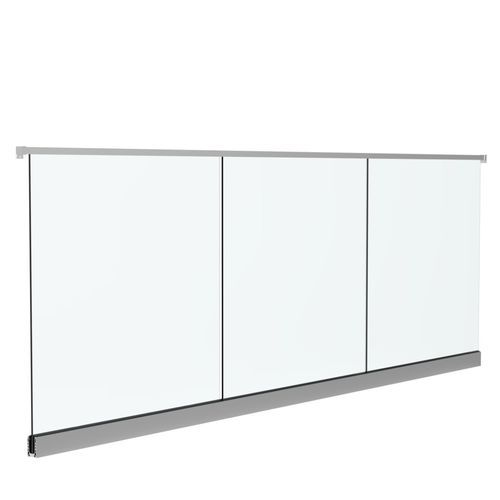 铝护栏 - ALU21 - Qingdao Jinfer International Co., Ltd. - 玻璃 / 玻璃板 / 户外