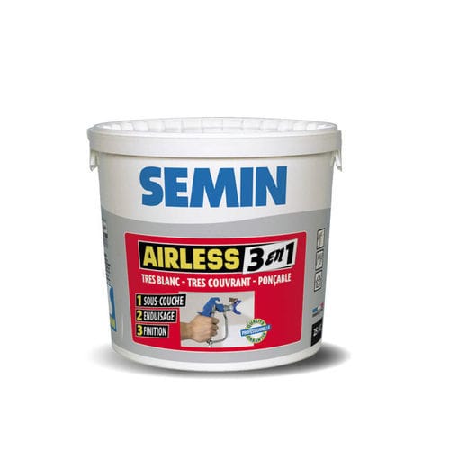 光滑涂料 - AIRLESS 3 EN 1 - SEMIN - 末道 / 室内 / 墙面
