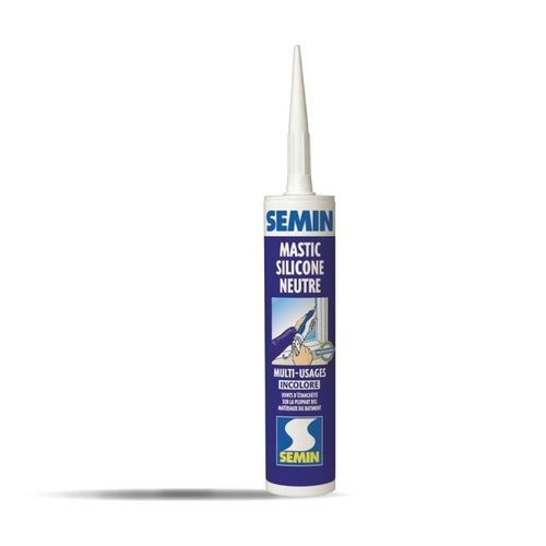 弹性材料胶合剂 - NEUTRAL - SEMIN - 塑料 / 硅树脂基底 / 用于防水